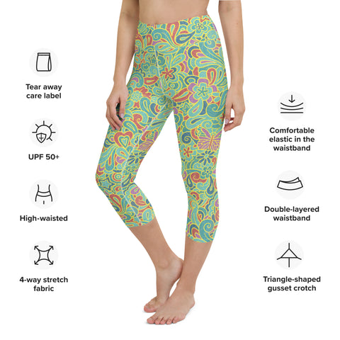 Groovy Yoga Capri Leggings