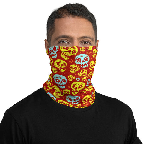 Red Skull Neck Gaiter