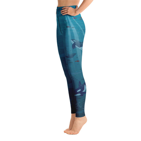 Orca Ocean Yoga Leggings