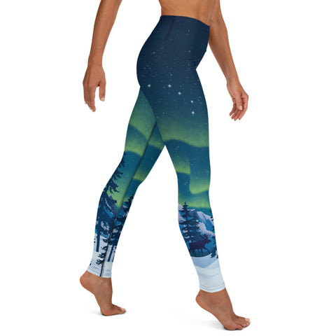 Northern Lights Yoga Leggings