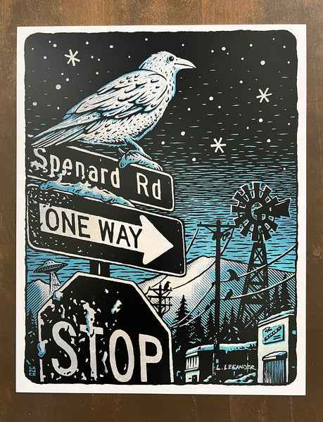 White Raven print – THE LANCEWORKS