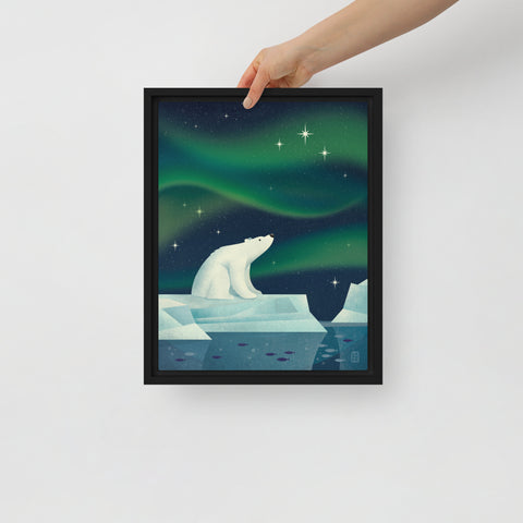 Polar Nights 11x14 Framed canvas