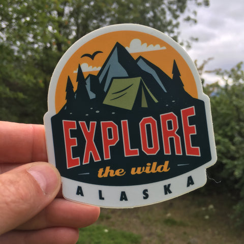 Explore the Wild sticker