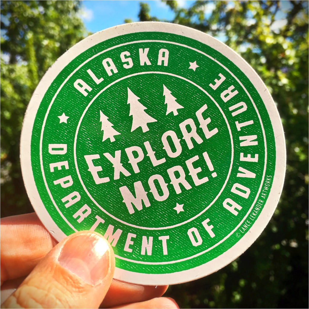 Department of Adventure sticker