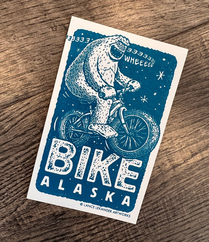 Bike Alaska sticker