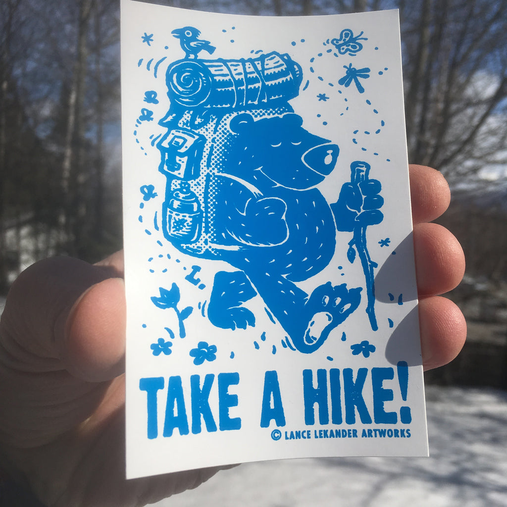 Take a Hike! sticker