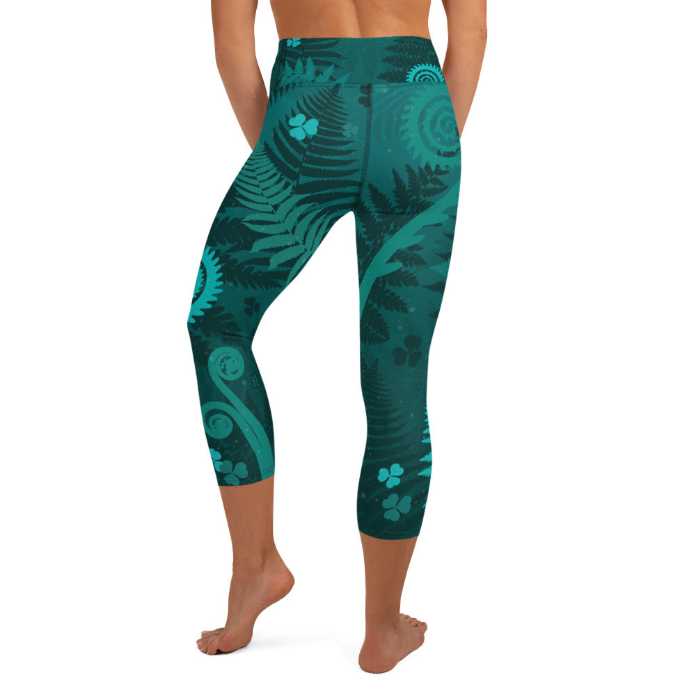 Fern Cropped Leggings, Yoga Pants, Workout Capris, High Waisted Cropped  Leggings -  Canada